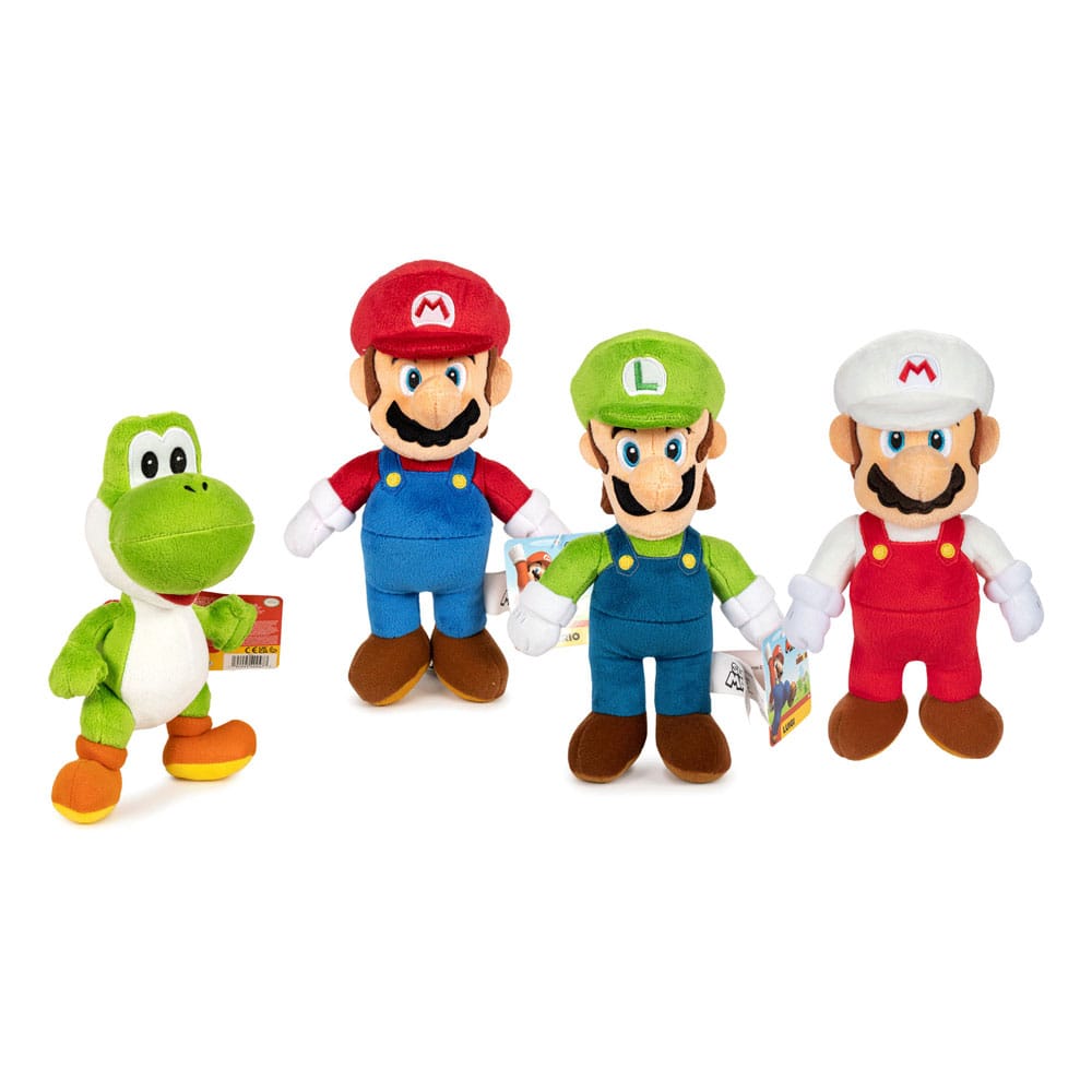 25cm Super Mario & Pals Plush Toy Set (8)
