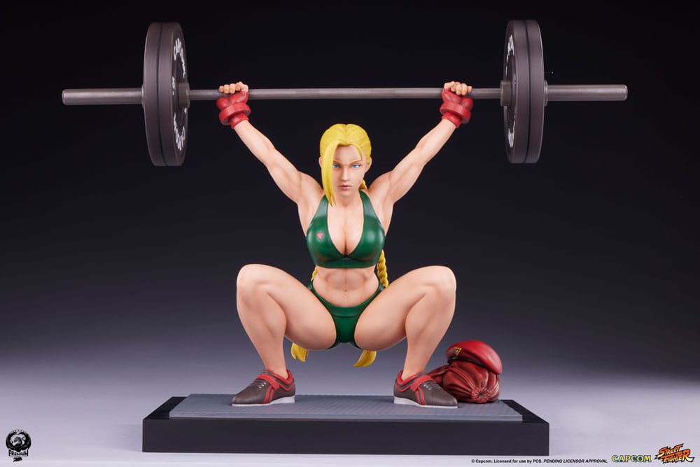 1/4 Street Fighter Cammy Powerlifting Premier Series Statue