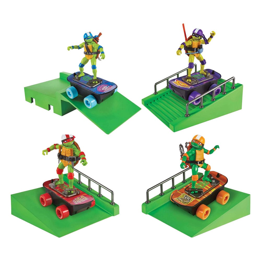 TMNT: Mutant Mayhem Skatepark Assortment (8) with Motorised Skateboards