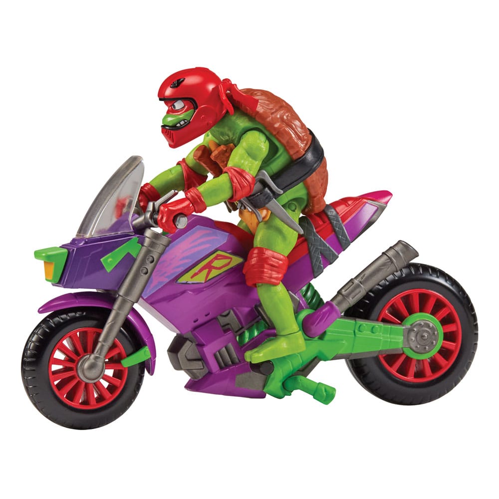 Teenage Mutant Ninja Turtles Raphael & Purple Dragon Battle Cycle Action Figure