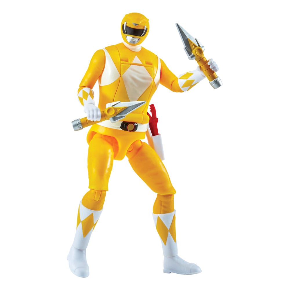 Power Rangers Auto-Morphin Yellow Ranger 12cm Figure by Playmates