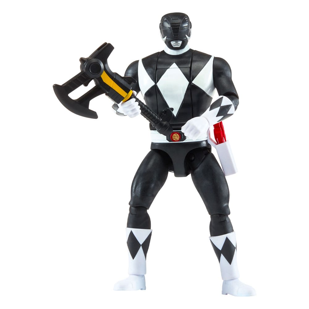 Mighty Morphin Power Rangers 12cm Auto-Morphin Black Ranger Action Figure