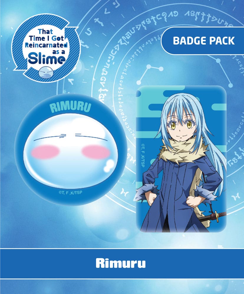 That Time I Got Reincarnated as a Slime: Rimuru Pin Badges Twin-Pack