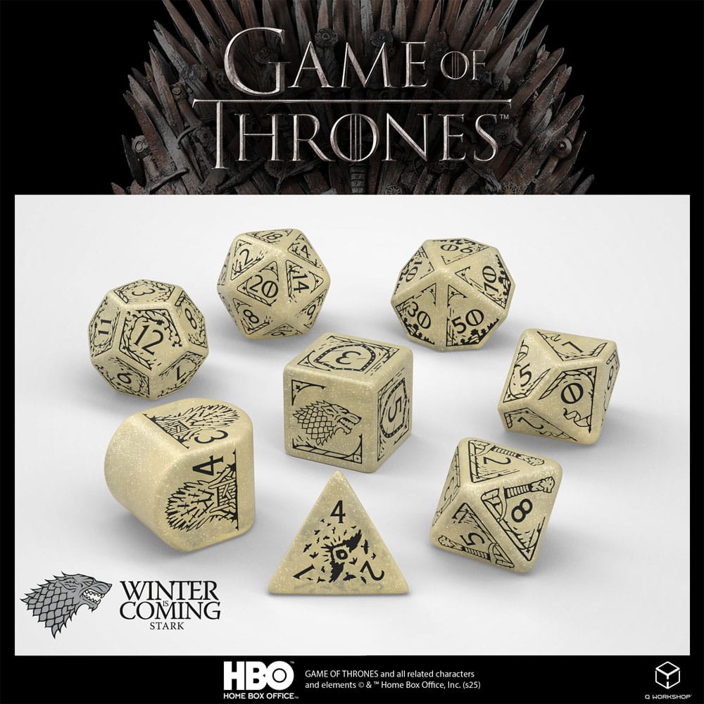Game of Thrones Stark Dice Set by Q Workshop (8)