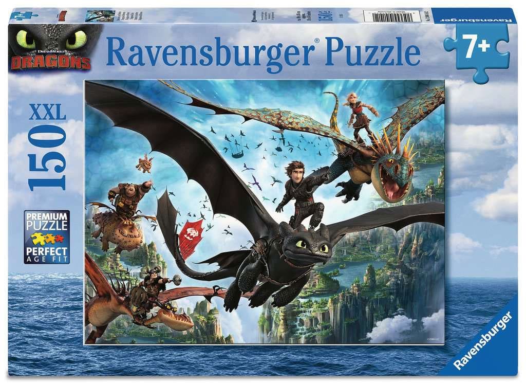 150-Piece Ravensburger Puzzle - How to Train Your Dragon: Dragons & Heroes