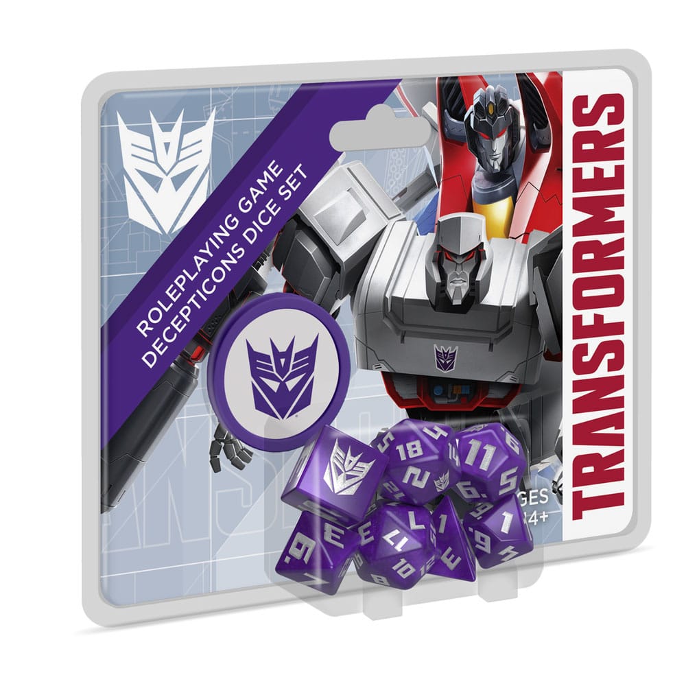Transformers Decepticon 8-Piece RPG Dice Set