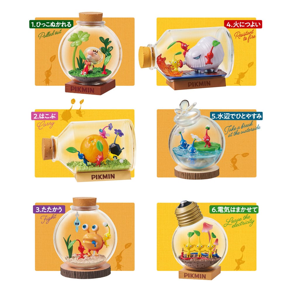Kirby & Pikmin Terrarium Collection Mini-Figures