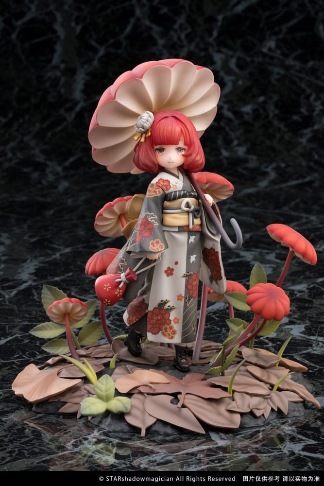 Mushroom Girls No.6 Marasmius Haematocephalus 1:1 PVC Statue