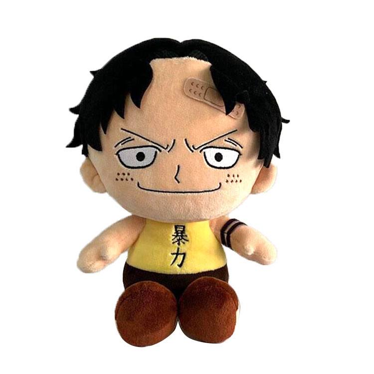 One Piece Ace 20cm Plush Figure - Official Sakami Merchandise