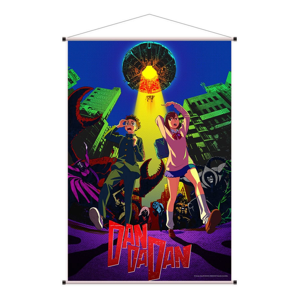 Dandadan Wallscroll - Okarun & Momo Premium Edition