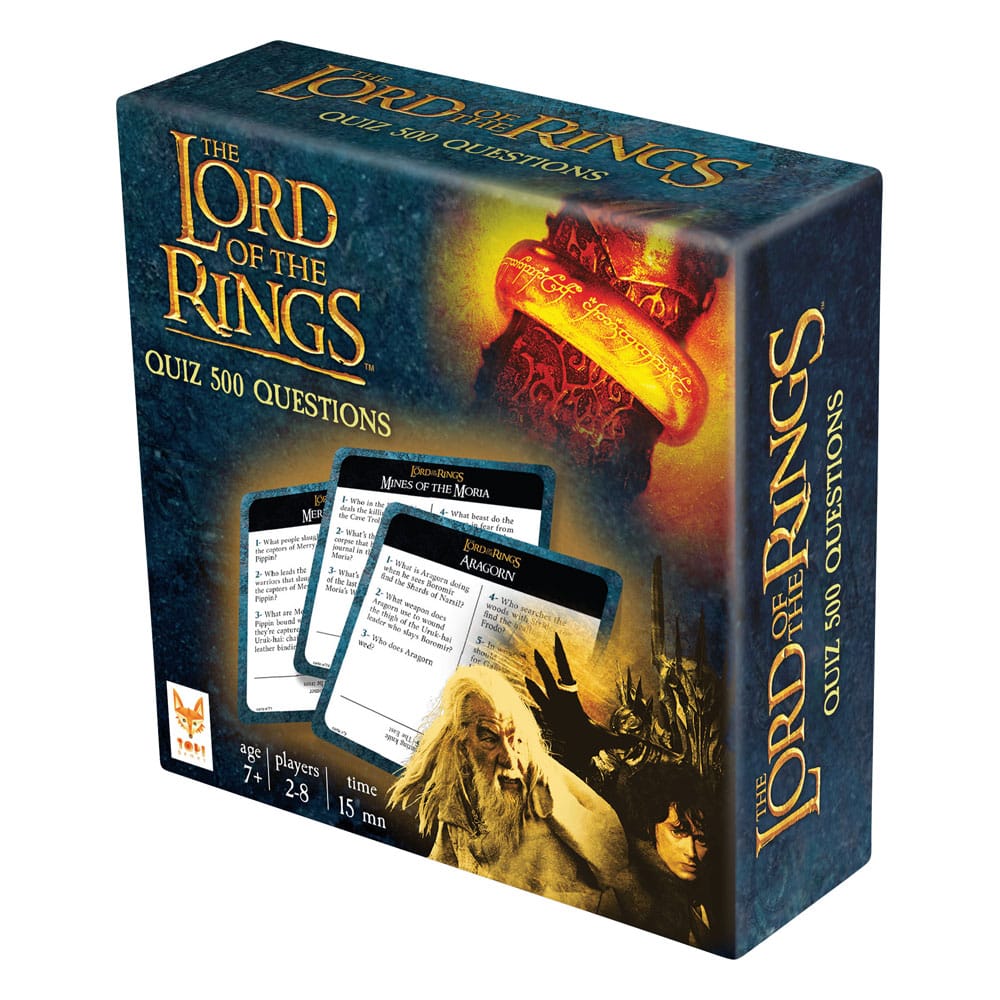 Lord of the Rings Topi Games Quiz Card Game - 500 Questions