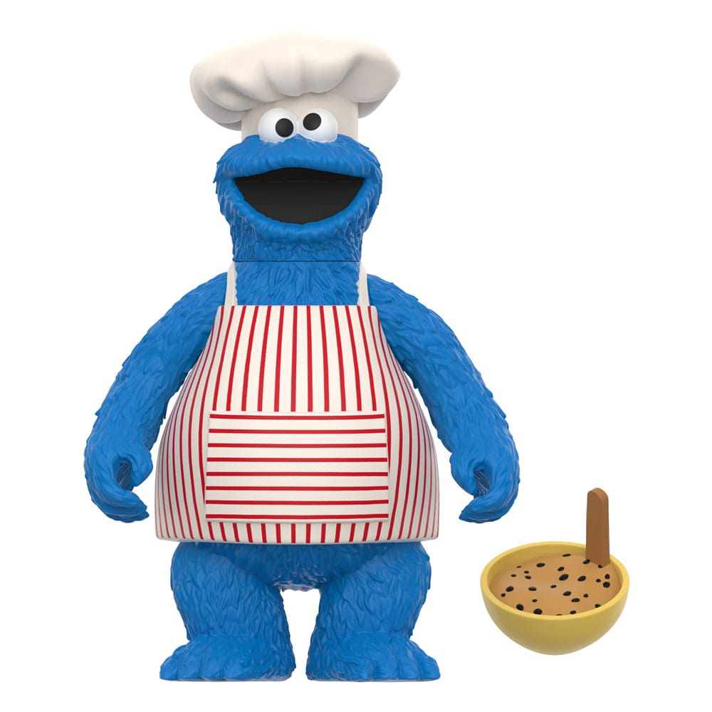 Sesame Street ReAction Chef Cookie Monster Action Figure 10cm