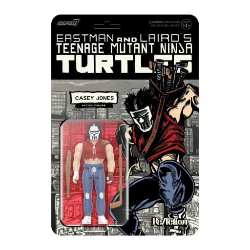 Teenage Mutant Ninja Turtles Casey Jones ReAction Action Figure - Comic Color