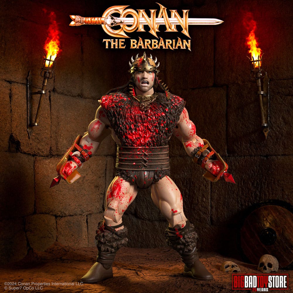 Conan the Barbarian Ultimates Pit Fighter Blood-Soaked Action Figure (18cm)