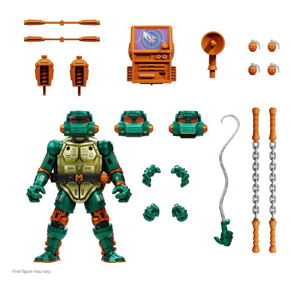 Teenage Mutant Ninja Turtles Ultimates Warrior Metalhead Michelangelo Figure