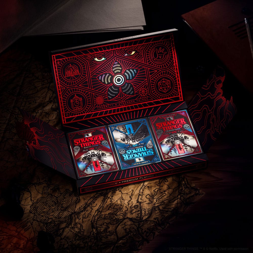 Stranger Things Premium Playing Cards Box Set - 3 Decks