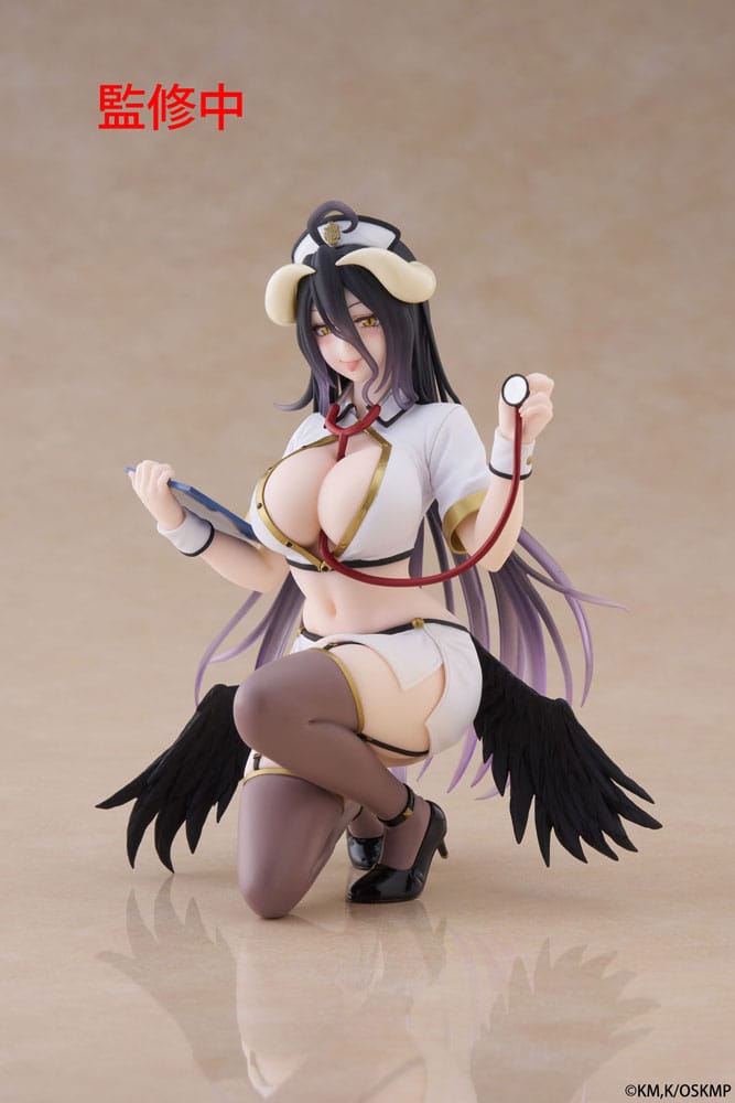 Overlord Albedo Nurse Version Renewal 13cm PVC Statue