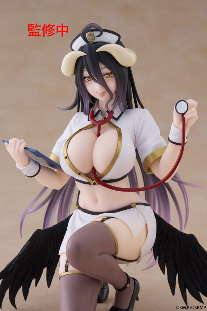 Overlord Albedo Nurse Version Renewal 13cm PVC Statue