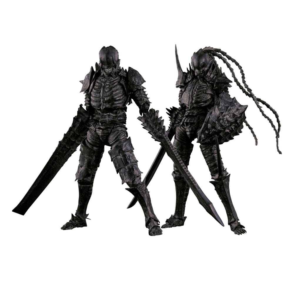 ABARA Action Figure Set: Black Gaunas Kudou Denji & Nayuta