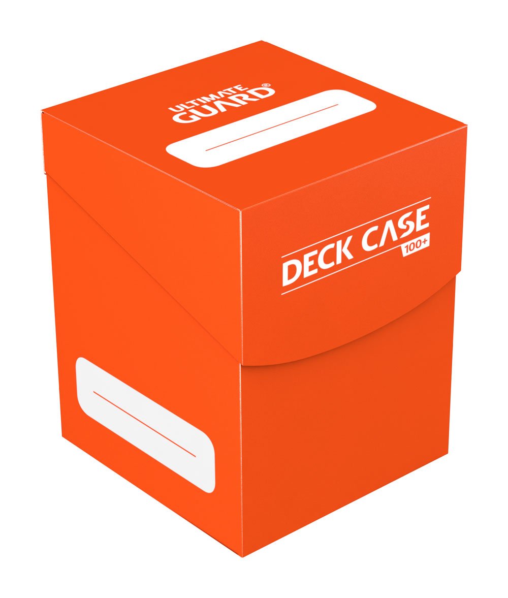 Ultimate Guard Deck Case 100+ - Collector's Edition in Vibrant Orange