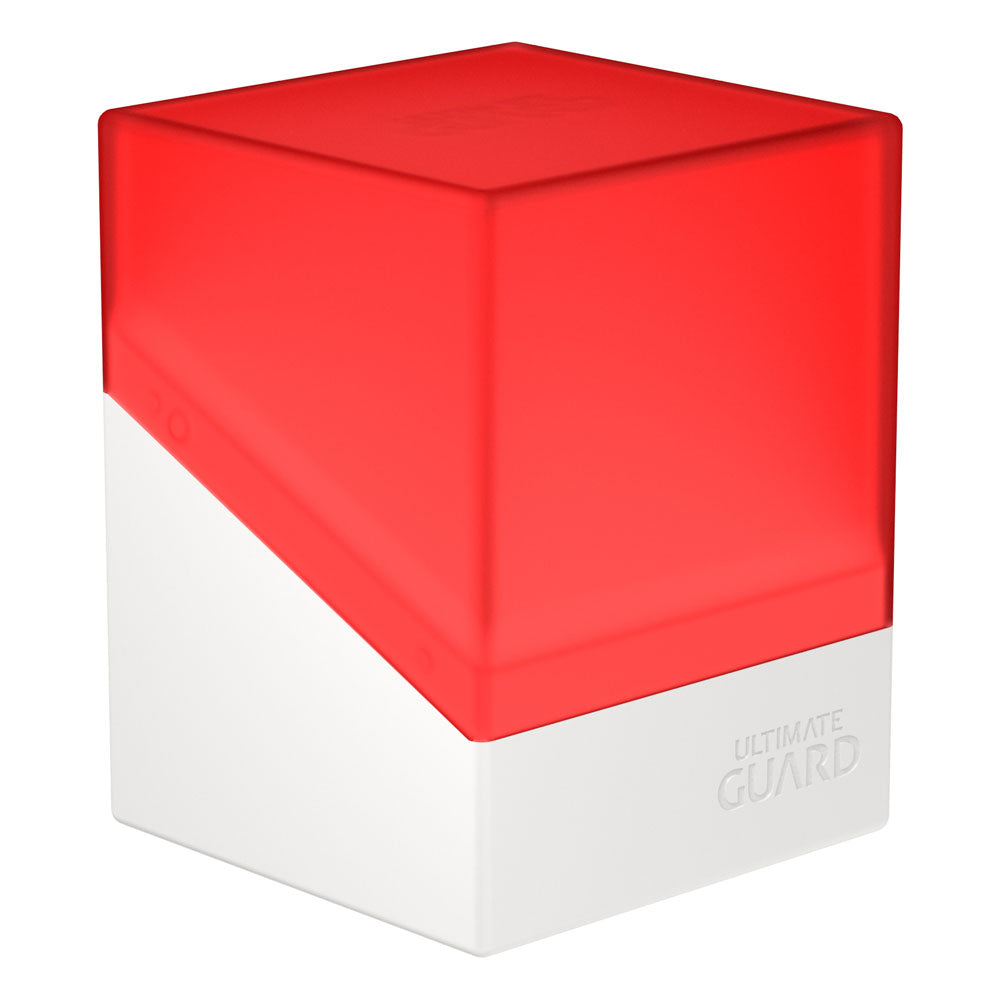 Ultimate Guard Boulder 100+ SYNERGY Card Box - Red & White