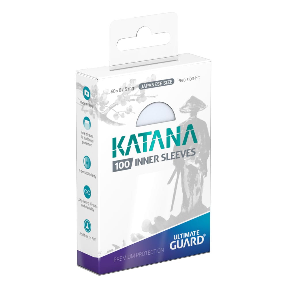 Ultimate Guard Katana Inner Sleeves - Japanese Size, Pack of 100