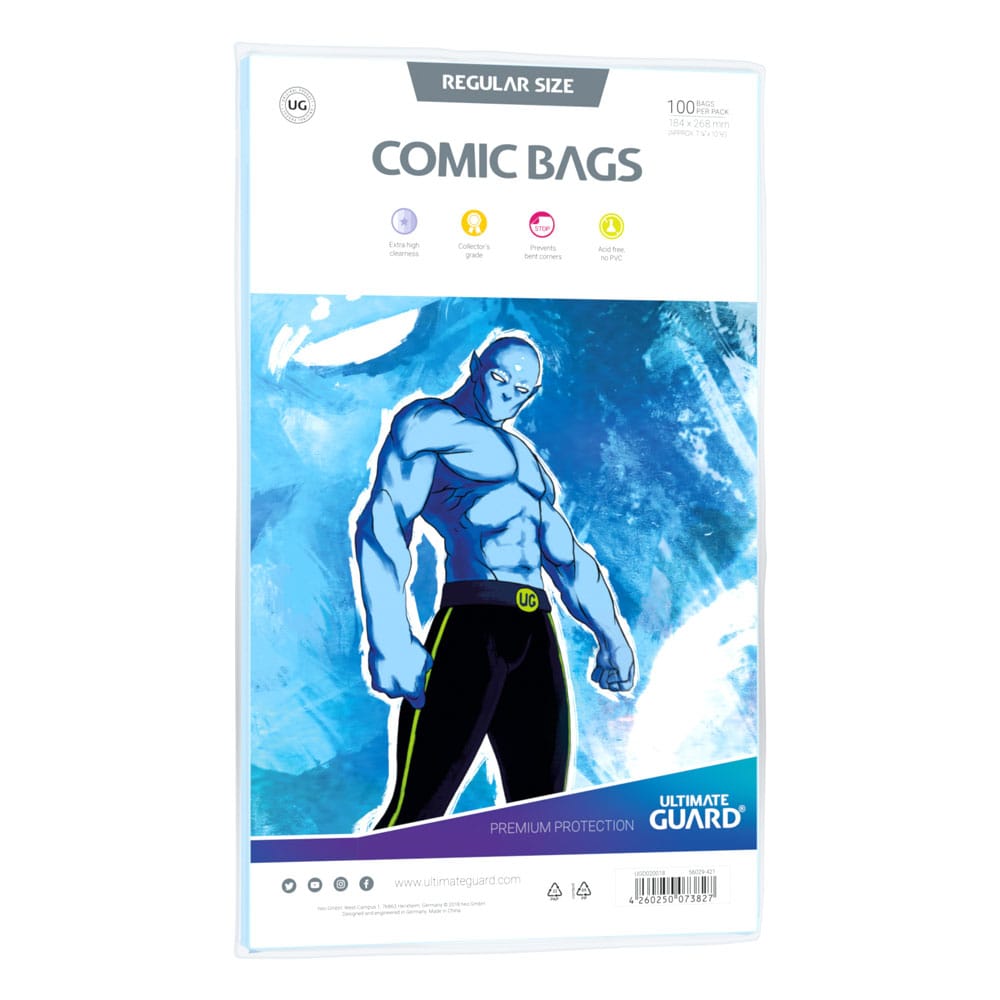 Ultimate Guard Standard Comic Bags - 100 Pack