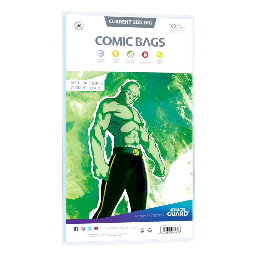 Ultimate Guard Standard Comic Bags - 100 Pack