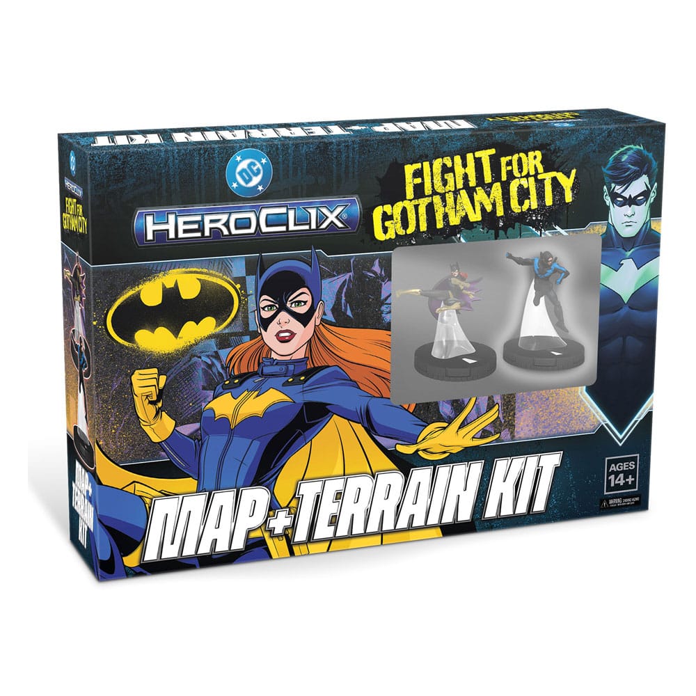 DC Comics HeroClix: Gotham City Battle Map & Terrain Kit