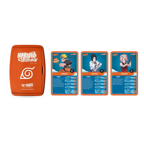 Naruto Shippuden Top Trumps Quiz - Collectible Card Game (German Version)
