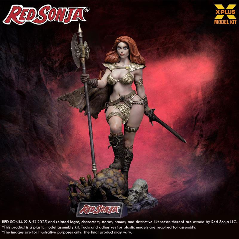 Red Sonja 1/8 Scale Plastic Model Kit - 27cm Reissue