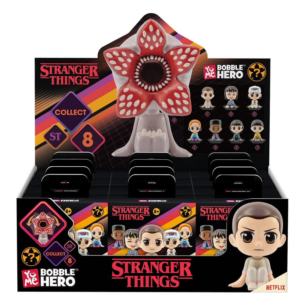 Stranger Things YuMe Bobble Hero Collectible Figures (Box of 12)