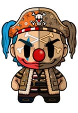 One Piece DZNR Plush Figure - Buggy Dead or Alive Edition (18 cm)