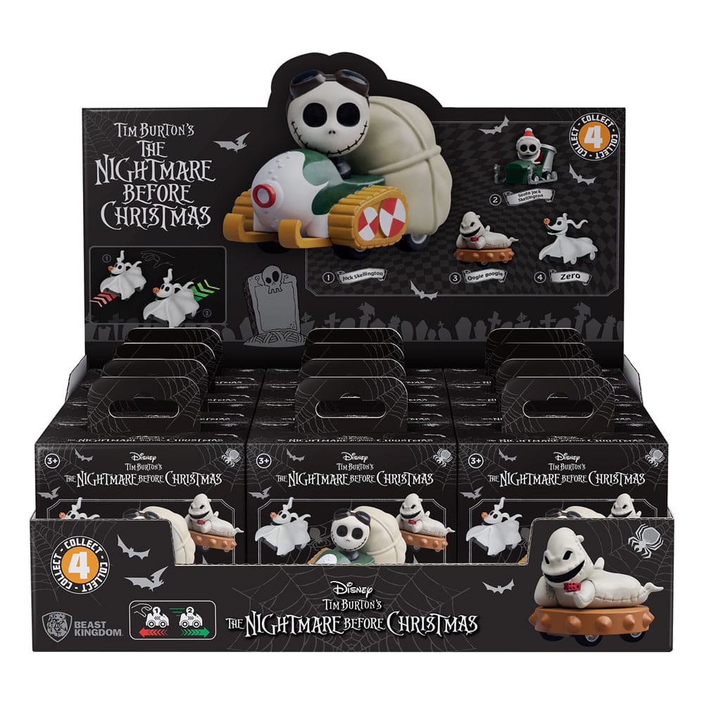 Nightmare Before Christmas Pullback Vehicles & Figures, Blind Box Ver.