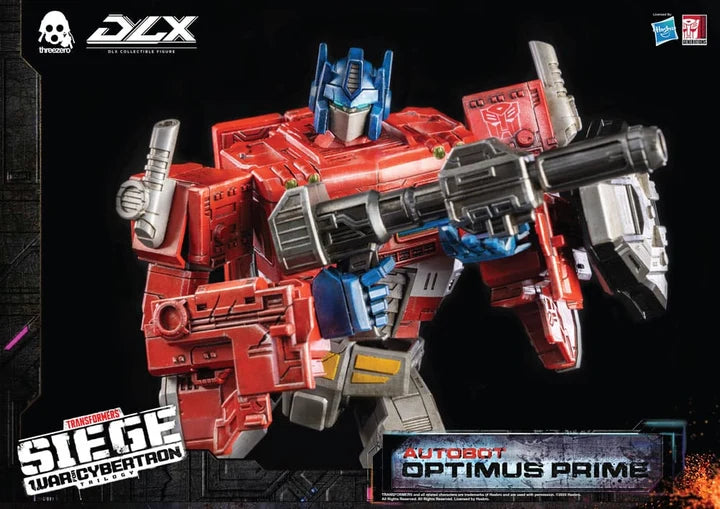 Transformers Siege War For Cybertron Trilogy Autobot Optimus Prime DLX threezero Hasbro Action Figure