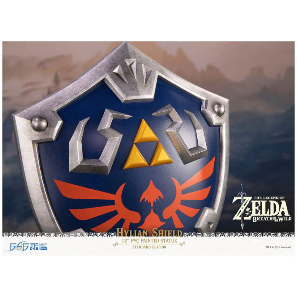 The Legend of Zelda: Breath of the Wild Hylian Shield PVC Statue by First 4 Figures