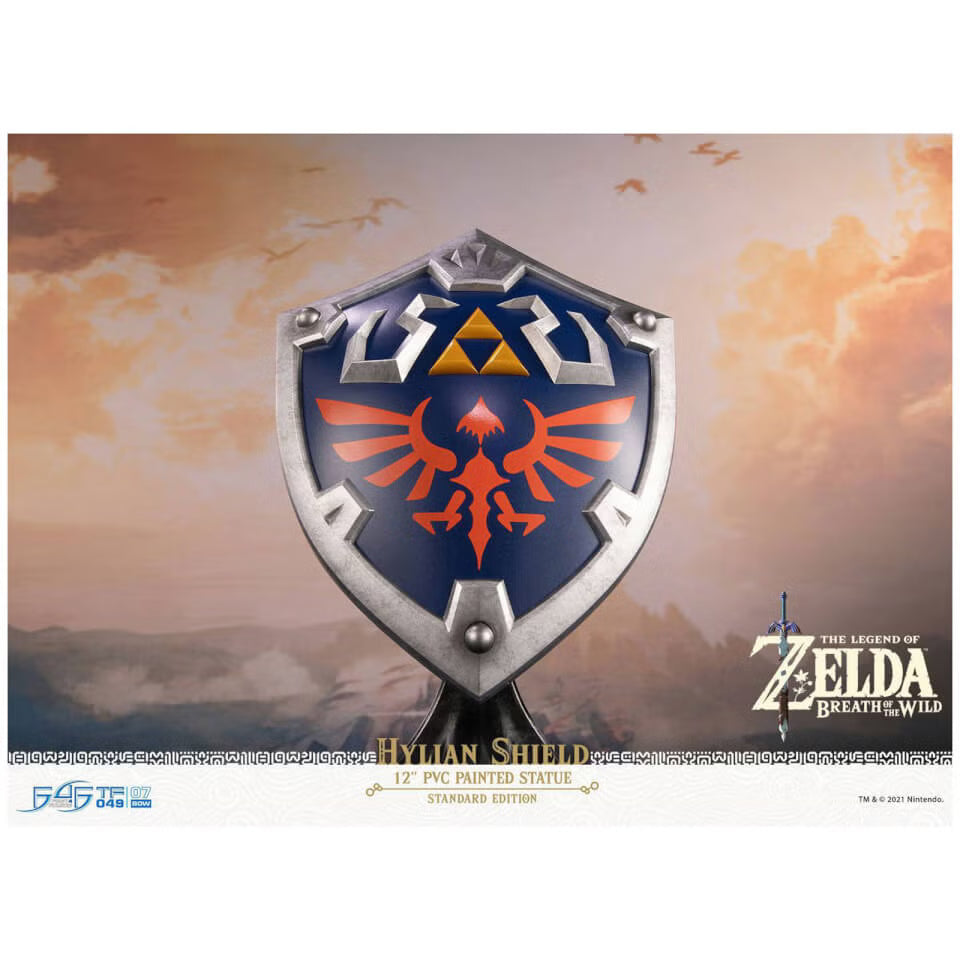 The Legend of Zelda: Breath of the Wild Hylian Shield PVC Statue by First 4 Figures