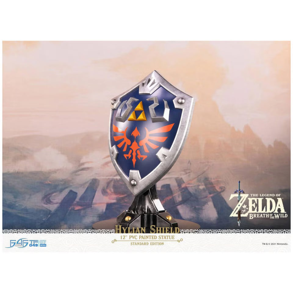 The Legend of Zelda: Breath of the Wild Hylian Shield PVC Statue by First 4 Figures