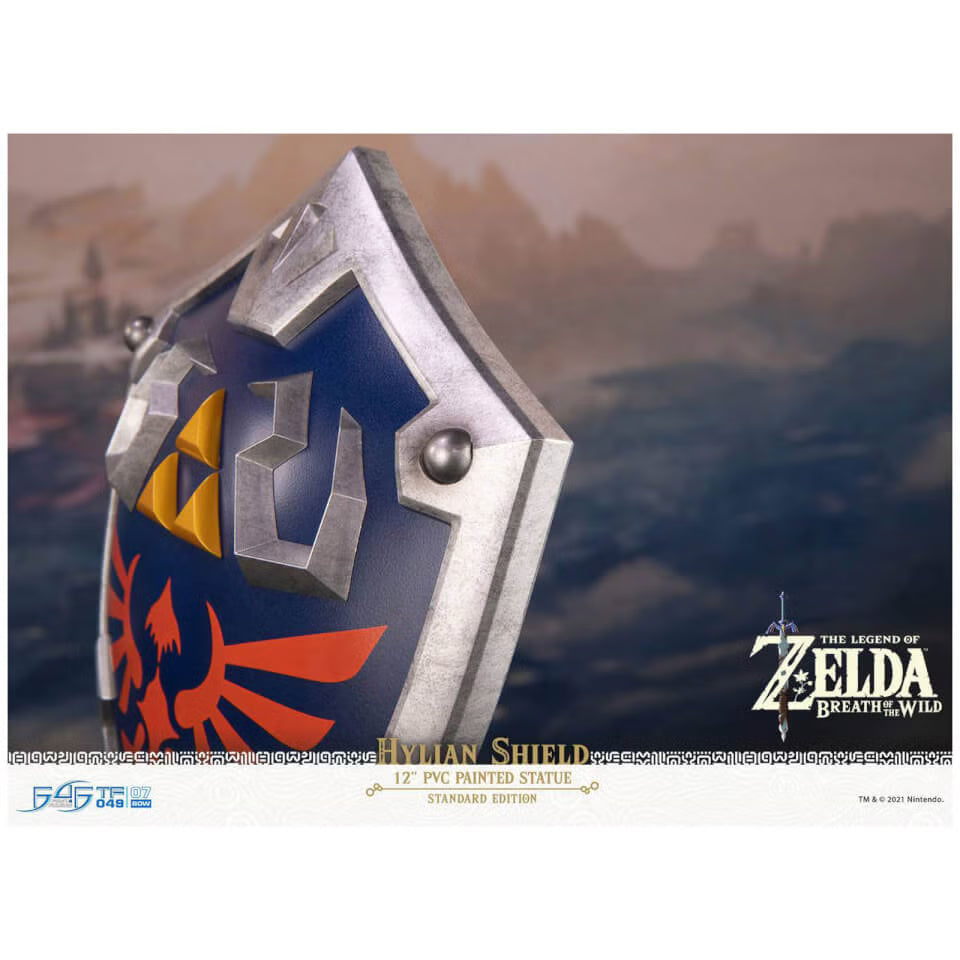 The Legend of Zelda: Breath of the Wild Hylian Shield PVC Statue by First 4 Figures