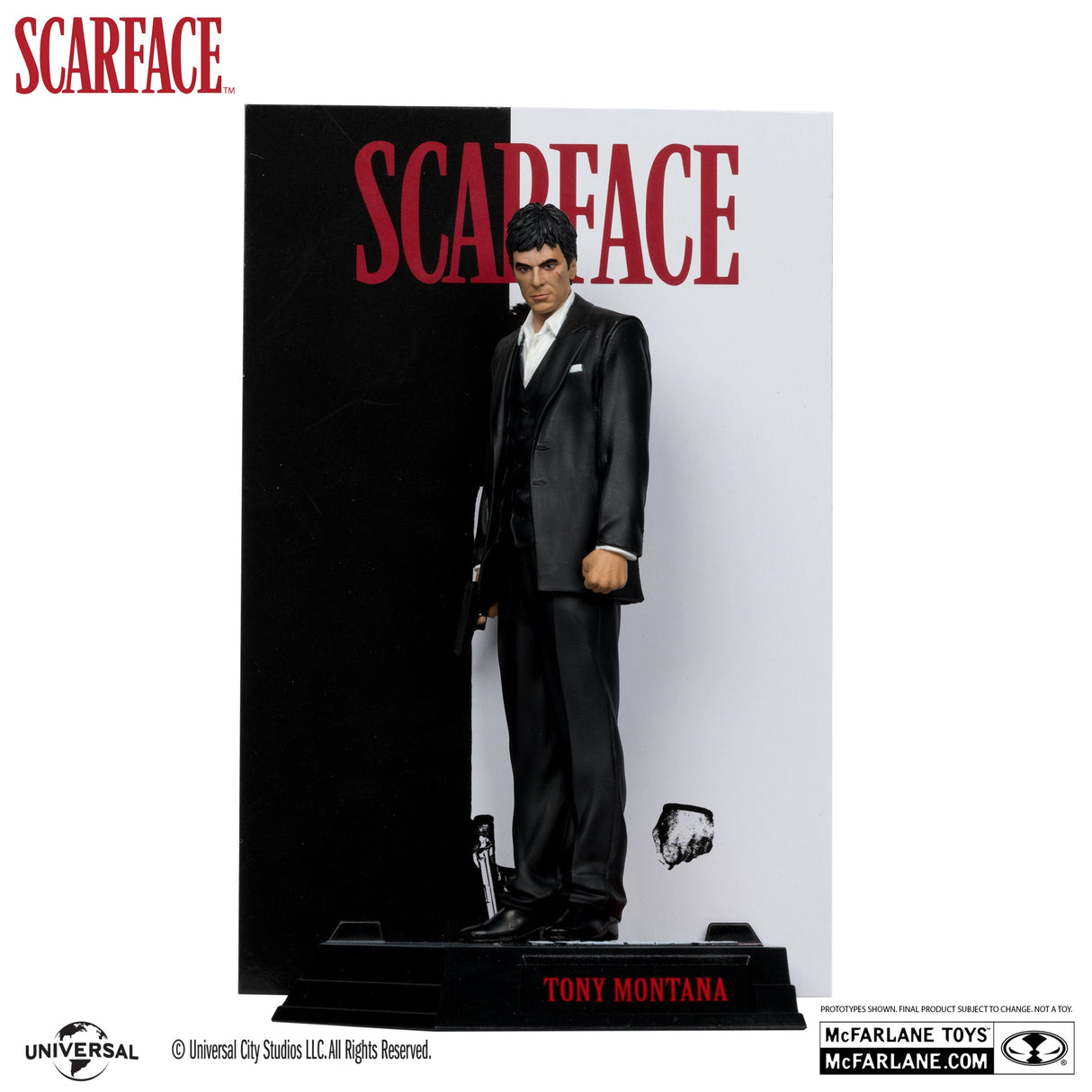 Scarface Tony Montana 6" Movie Maniacs McFarlane Toys Figure