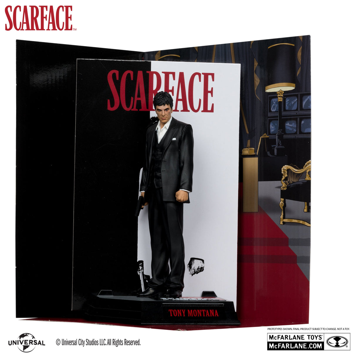 Scarface Tony Montana 6" Movie Maniacs McFarlane Toys Figure