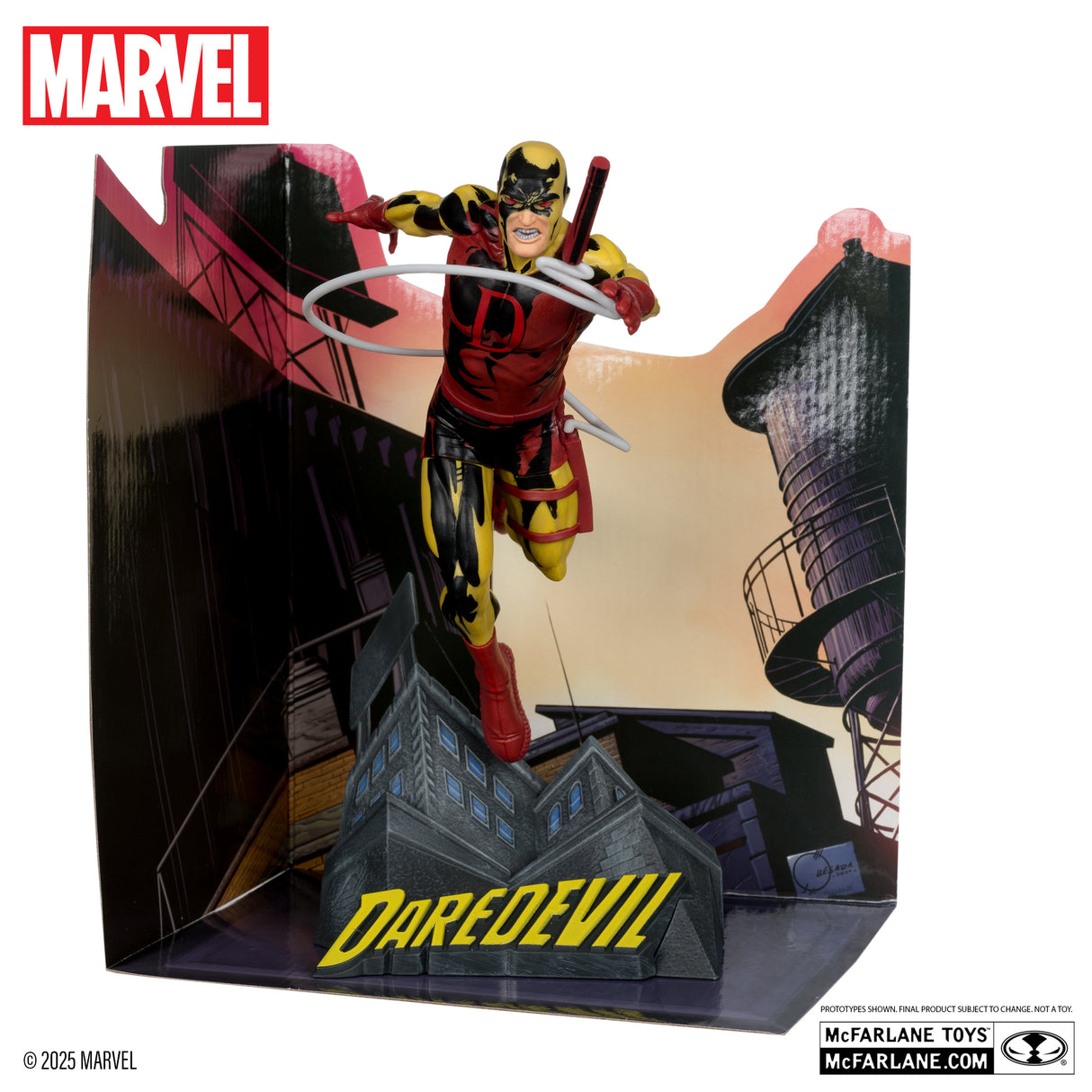 Daredevil 1:10th Scale Collectible with Scene (Daredevil #600) (Platinum Edition)
