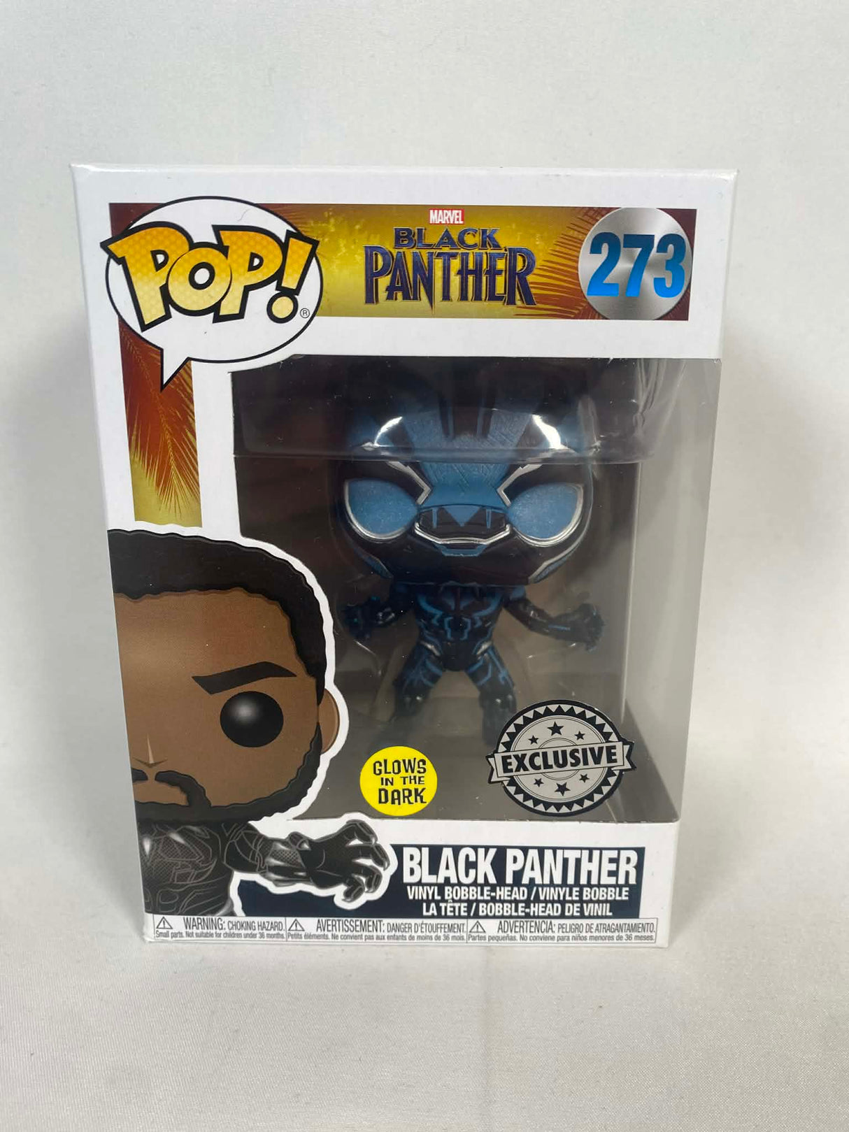 Marvel Black Panther (Glow in the Dark) (Exclusive) Funko Pop! Vinyl Figure #273