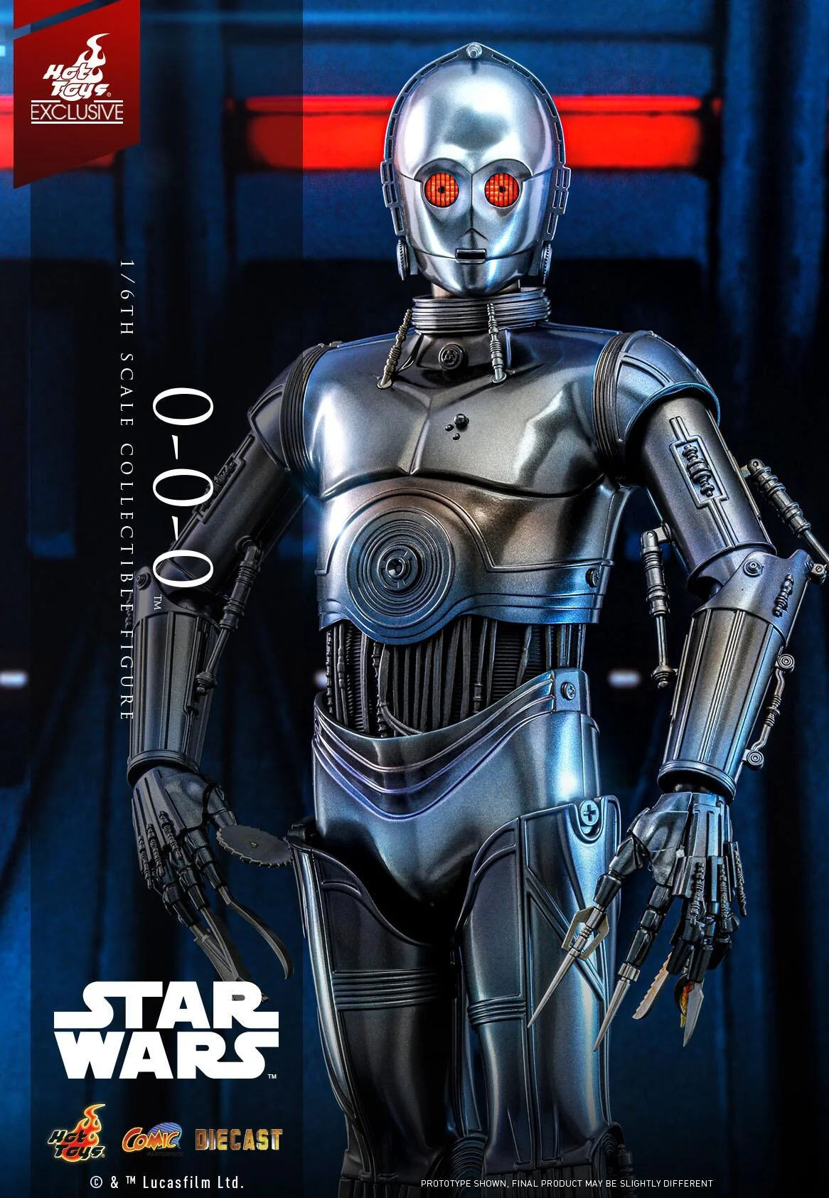 Star Wars 0-0-0 (Triple Zero) 1/6 Scale Hot Toys Action Figure
