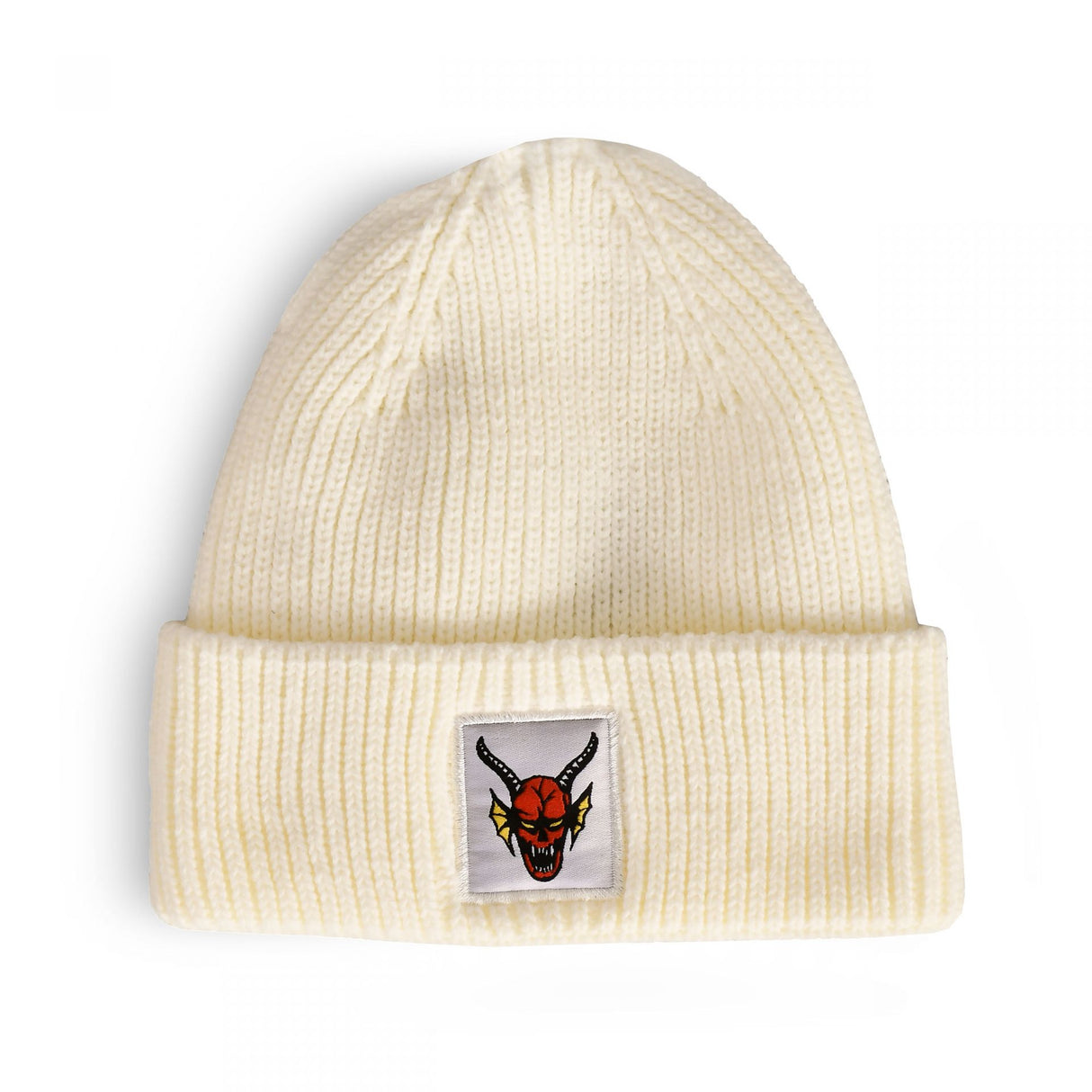 Stranger Things Hellfire Club White Beanie Hat