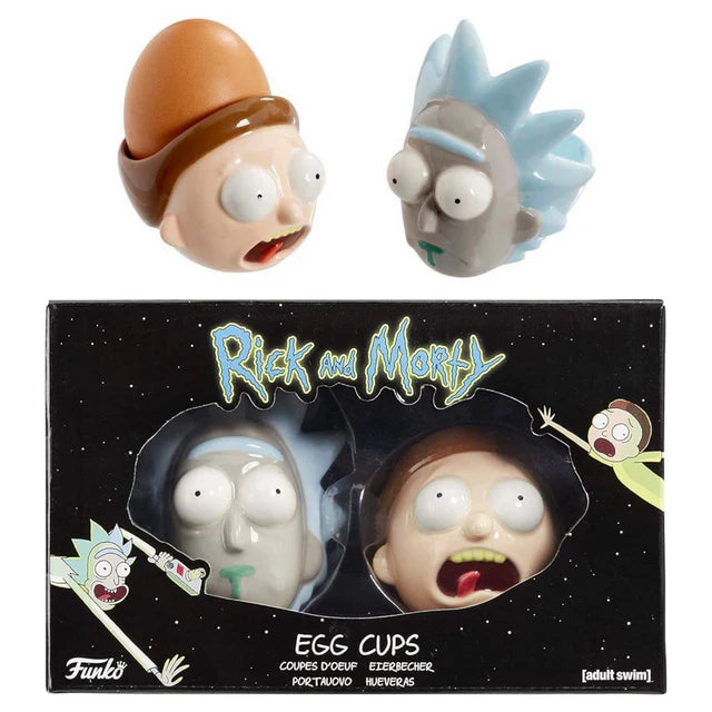 Rick and Morty Egg Cups 2-Pack Set