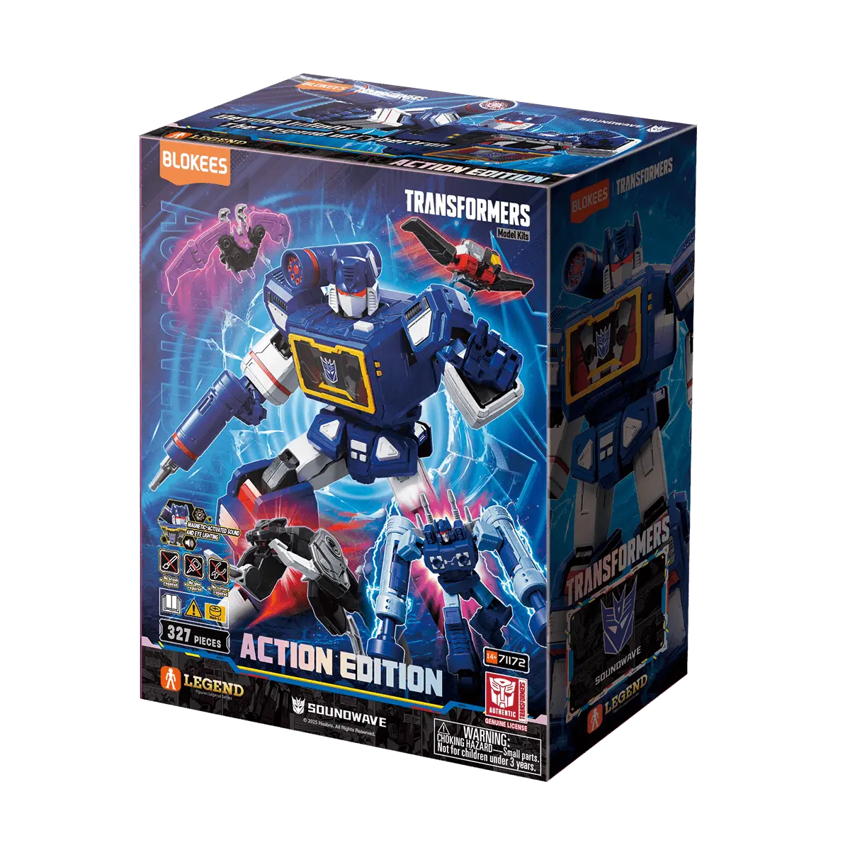 Transformers Soundwave Action Edition Blokees Model Kit