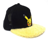 Pokemon Pikachu Wink Fluffy Unisex Snapback Cap
