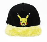 Pokemon Pikachu Wink Fluffy Unisex Snapback Cap