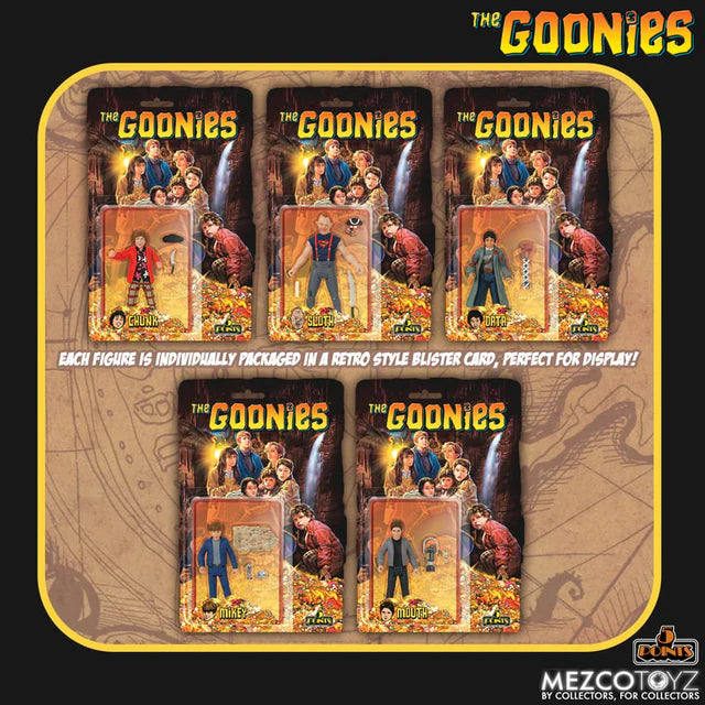 The Goonies Mezco 5 Points Set of 5 Action Figures